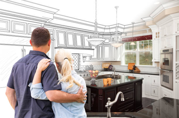 Professional Kitchen Island Installation technician working in Peoria, AZ